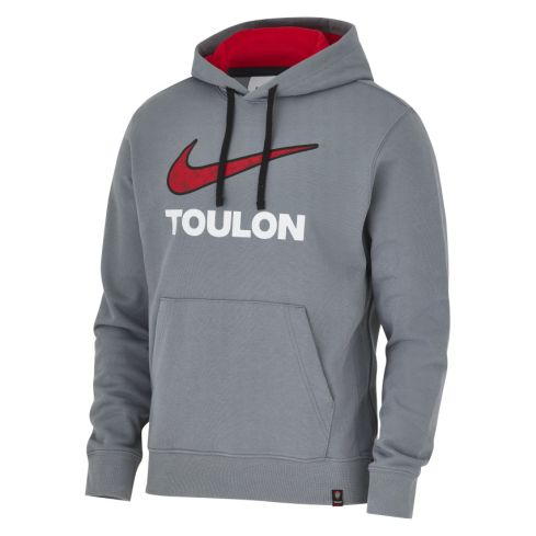 RC Toulon 2024/2025 Grey Rugby Hooded Sweatshirt - Nike