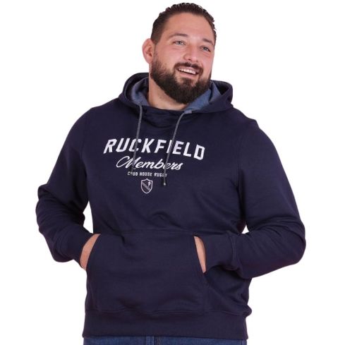 Hooded Rugby Sweatshirt Members Club House Navy Blue - Ruckfield