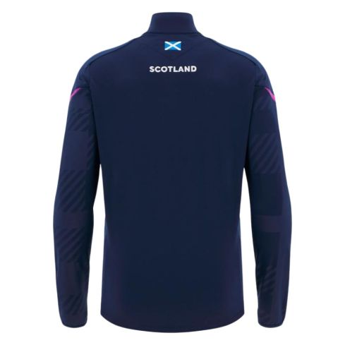 Scotland 2025/2026 Men's 1/4 Zip Jacket - Macron