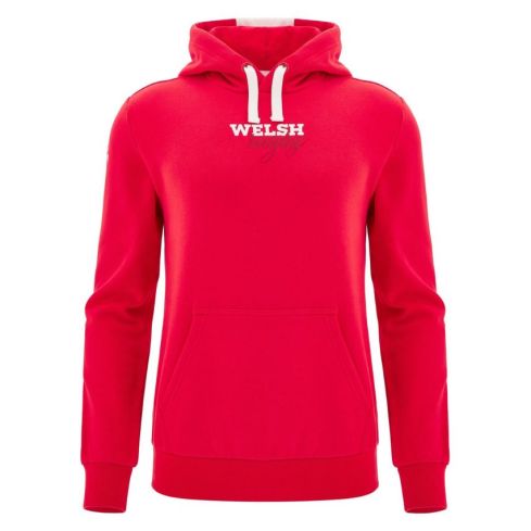 Rugby Cotton Fan Supporter Hoodie Wales 2025-2026 - Macron