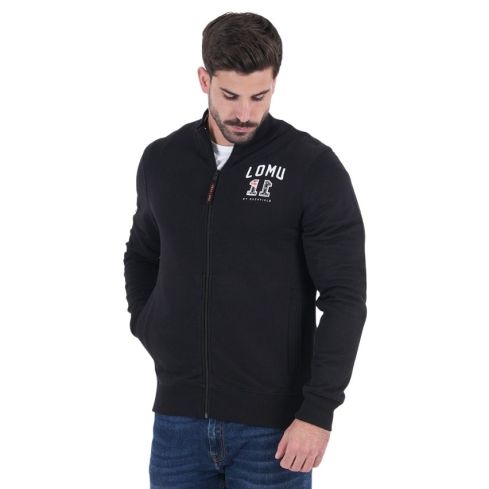 Zip-Up Rugby Sweatshirt Jonah Lomu Black - Ruckfield
