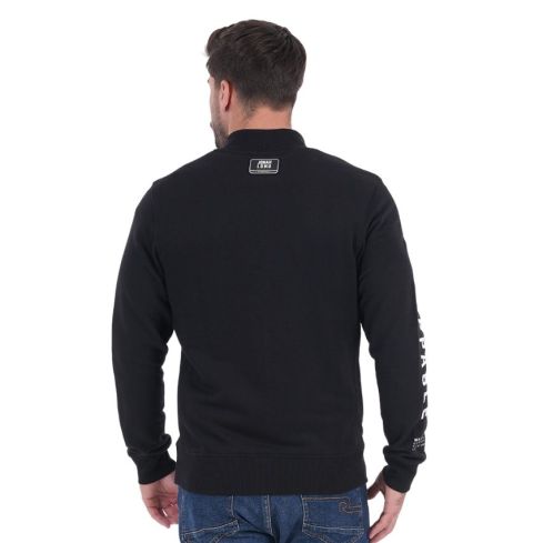 Zip-Up Rugby Sweatshirt Jonah Lomu Black - Ruckfield