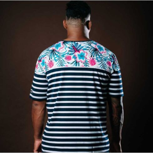 Striped Rugby T-shirt Wallis Willy Taofifenua - Religion Rugby