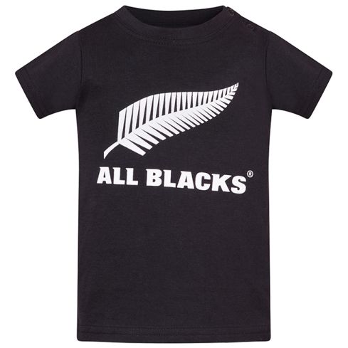 Baby Official Rugby T-Shirt All Blacks Black - Dusport