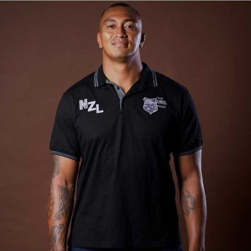 Short-Sleeve Black Instinct Rugby Polo - Rugby Religion