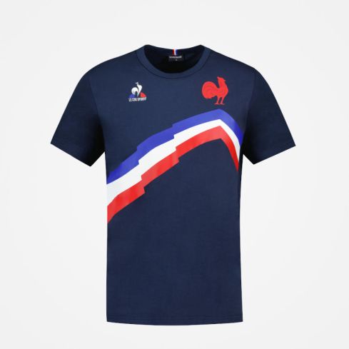 Rugby T-Shirt France Supporter Navy Blue - Le Coq Sportif