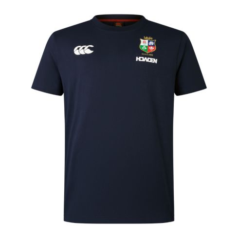 Rugby Jersey Cotton T-Shirt British & Irish Lions Navy Blue - Canterbury