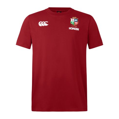 British & Irish Lions Cotton Rugby Jersey T-Shirt Red - Canterbury