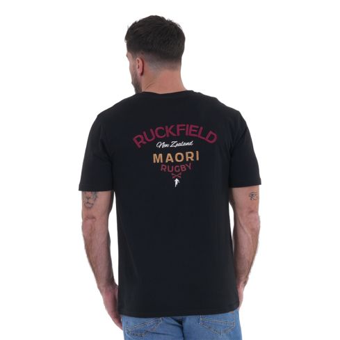 Rugby T-Shirt Iwi Maori Black - Ruckfield