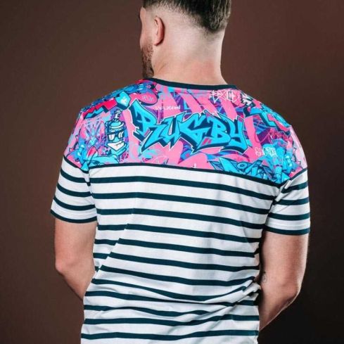 Pink Art Sailor T-Shirt - RELIGION RUGBY