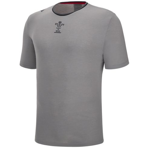Rugby T-Shirt Wales WRU Gray 2022/2023 - Macron