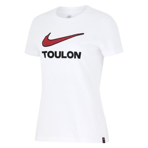 Women's Rugby T-shirt RC Toulon 2024/2025 White - Nike