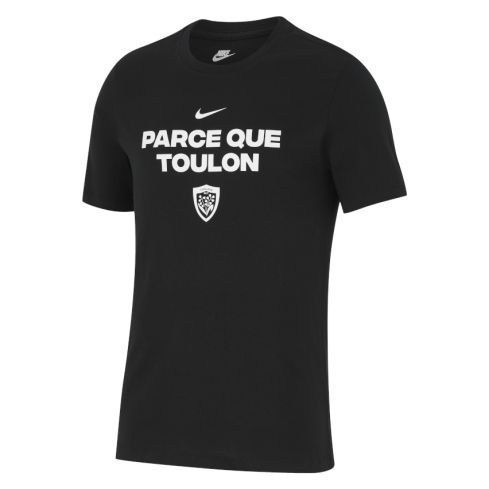 RC Toulon 2024/2025 Black Rugby T-shirt - Nike