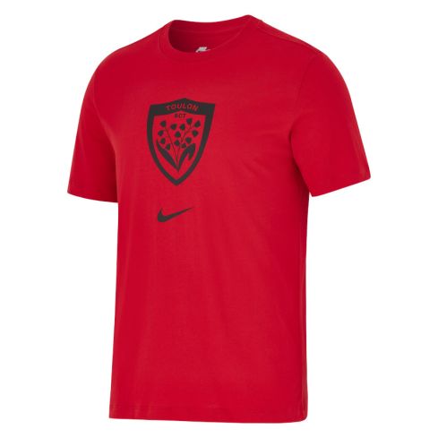 RC Toulon 2024/2025 Evergreen Red Rugby T-shirt - Nike