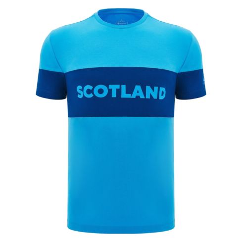Blue Scotland Rugby T-shirt 2024/2025 - Macron
