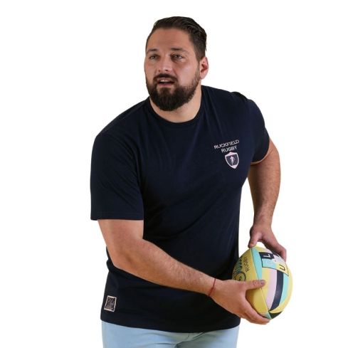 Rugby Club Navy Blue T-shirt - Ruckfield