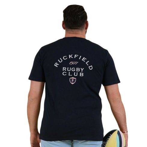 Rugby Club Navy Blue T-shirt - Ruckfield