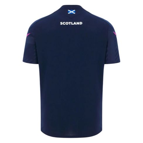 Scotland Rugby Training T-shirt 2025/2026 Navy - Macron