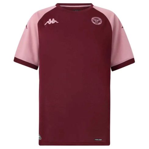 Mokiba Kids' Rugby Training T-shirt Burgundy/Pink - Kappa