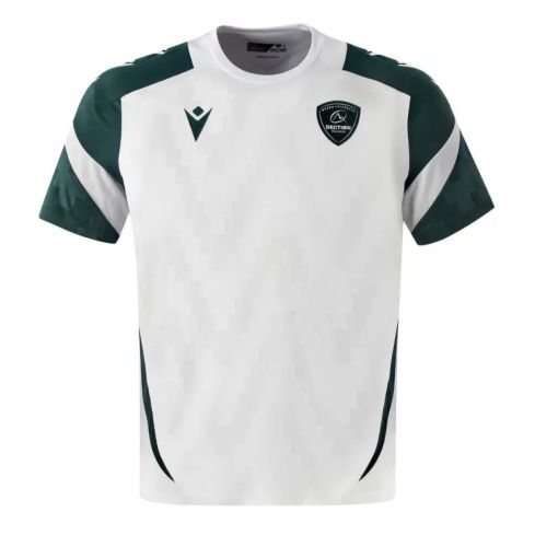 Men’s White Rugby Training Staff T-Shirt 2025/2026 Section Paloise - Macron