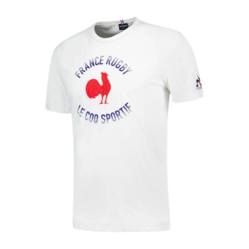 T-shirt Rugby Homme Fanwear Blanc - Le coq Sportif