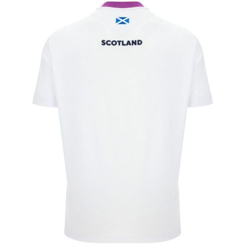 Scotland Mens Athleisure Cotton T-Shirt 25/26 - White