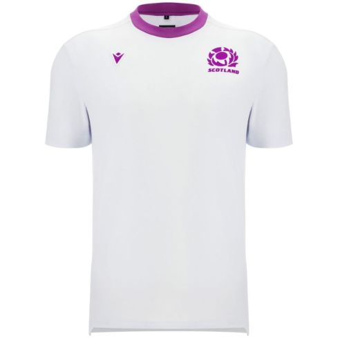 Men’s Rugby Lifestyle T-Shirt Scotland White 2025/2026 - Macron