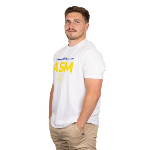 Mountain White T-shirt - ASM Clermont