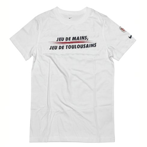 Stade Toulousain Kids White Rugby Tee - Jeu de main - Nike