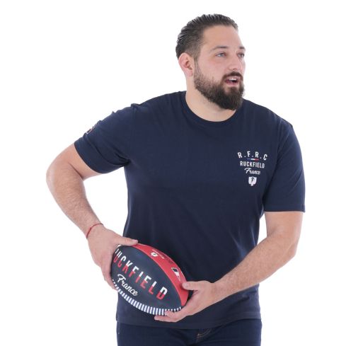 T-Shirt Coq French Rugby Club Navy Blue - Ruckfield