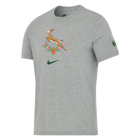 Springboks South Africa Heritage Cotton Tee Grey - Nike