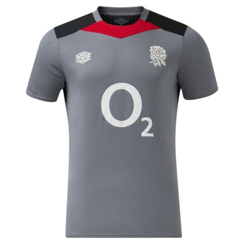 England Rugby Training T-shirt Grey 24/25 - Umbro