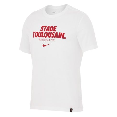 Graphic Rugby T-Shirt Stade Toulousain White 2025/2026 - Nike
