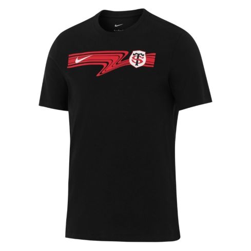 Graphic Rugby T-Shirt Stade Toulousain Black 2025/2026 - Nike