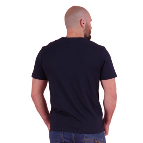 Rugby T-Shirt Short Sleeves Flowers of Rugby Navy Blue - Ruckfield