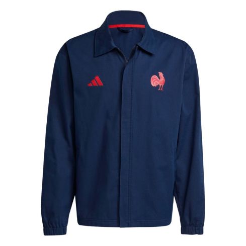 France Rugby Travel Jacket 2025/2026 - Adidas