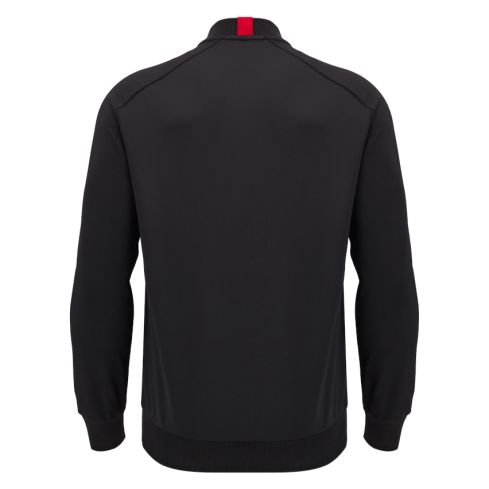 Welsh Rugby Anthem Zip Jacket Black/Red - Macron