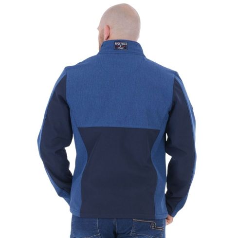 French Rugby Club Navy Blue Softshell Jacket - Ruckfield